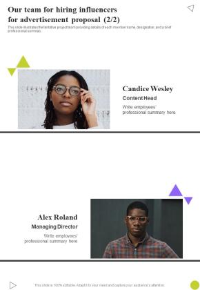 Hiring Influencers For Advertisement Proposal Example Document Report Doc Pdf Ppt Slide17