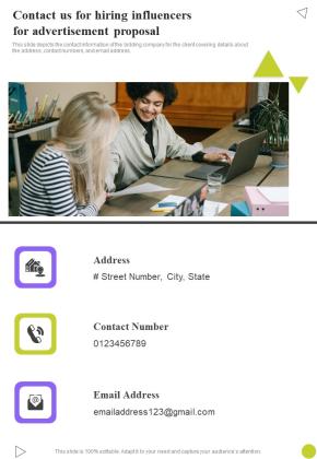 Hiring Influencers For Advertisement Proposal Example Document Report Doc Pdf Ppt Slide26