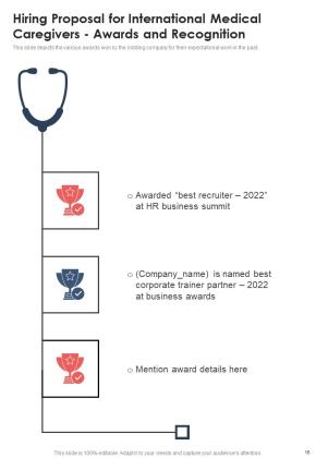 Hiring Proposal For International Medical Caregivers Example Document Report Doc Pdf Ppt Slide16