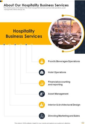 Hospitality Business Agreement Proposal Example Document Report Doc Pdf Ppt Slide16