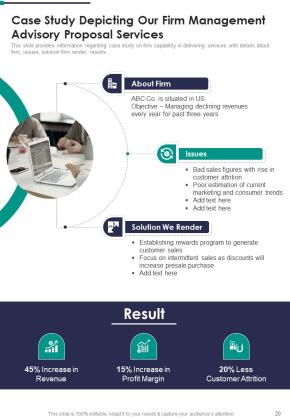 Management Advisory Proposal Example Document Report Doc Pdf Ppt Slide20