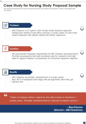 Nursing Study Proposal Sample Example Document Report Doc Pdf Ppt Slide21