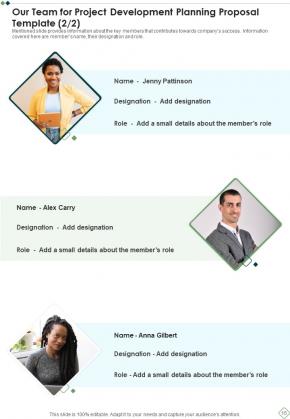 Project Development Planning Proposal Template Example Document Report ...