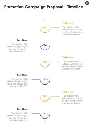 Promotion Campaign Proposal Example Document Report Doc Pdf Ppt Slide33