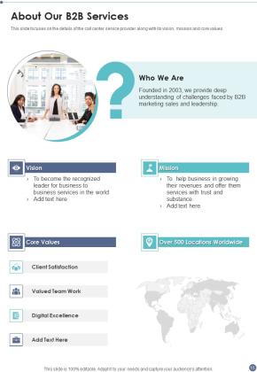 Proposal For B2B Services Example Document Report Doc Pdf Ppt Slide15