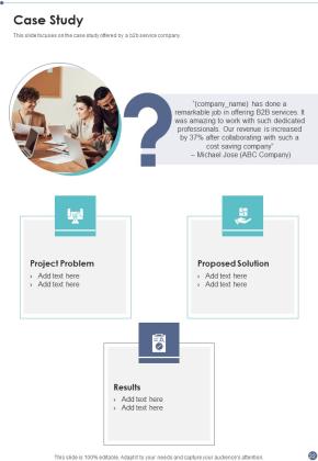 Proposal For B2B Services Example Document Report Doc Pdf Ppt Slide22