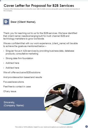 Proposal For B2B Services Example Document Report Doc Pdf Ppt Slide02