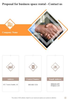 Proposal For Business Space Rental Example Document Report Doc Pdf Ppt Slide26