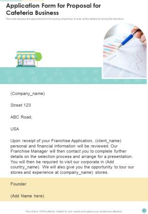 Proposal For Cafeteria Business Example Document Report Doc Pdf Ppt Slide17