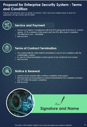 Proposal For Enterprise Security System Example Document Report Doc Pdf Ppt Slide14