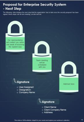 Proposal For Enterprise Security System Example Document Report Doc Pdf Ppt Slide15