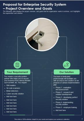 Proposal For Enterprise Security System Example Document Report Doc Pdf Ppt Slide04