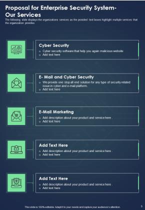 Proposal For Enterprise Security System Example Document Report Doc Pdf Ppt Slide05