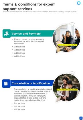 Proposal For Expert Support Services Example Document Report Doc Pdf Ppt Slide19