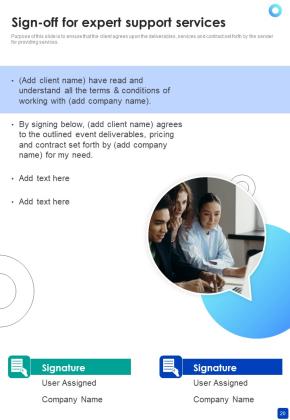 Proposal For Expert Support Services Example Document Report Doc Pdf Ppt Slide20