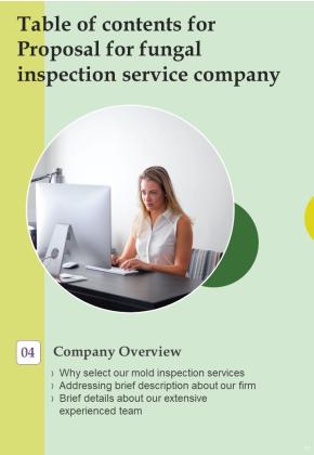 Proposal For Fungal Inspection Service Company Example Document Report Doc Pdf Ppt Slide13
