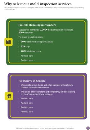 Proposal For Fungal Inspection Service Company Example Document Report Doc Pdf Ppt Slide14