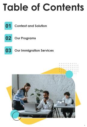 Proposal For Immigration Expert Example Document Report Doc Pdf Ppt Slide04