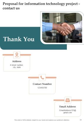 Proposal For Information Technology Project Example Document Report Doc Pdf Ppt Slide20