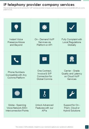 Proposal For Ip Telephony Example Document Report Doc Pdf Ppt Slide06