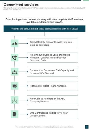 Proposal For Ip Telephony Example Document Report Doc Pdf Ppt Slide07