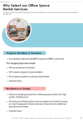 Proposal For Leasing Office Premises Example Document Report Doc Pdf Ppt Slide16