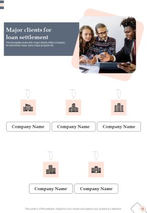 Proposal For Loan Settlement Example Document Report Doc Pdf Ppt Slide12