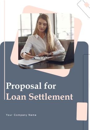 Proposal For Loan Settlement Example Document Report Doc Pdf Ppt Slide01