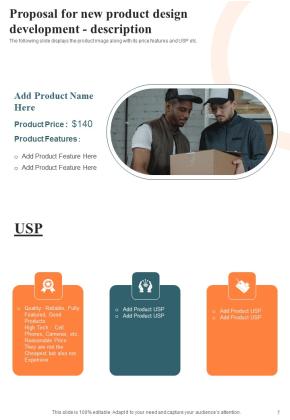 Proposal For New Product Design Development Example Document Report Doc Pdf Ppt Slide07