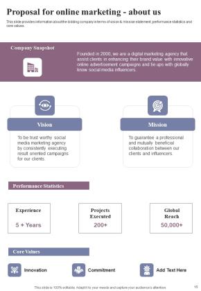 Proposal For Online Marketing Example Document Report Doc Pdf Ppt Slide15