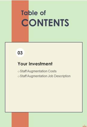 Proposal For Provisional Employment Service Example Document Report Doc Pdf Ppt Slide09
