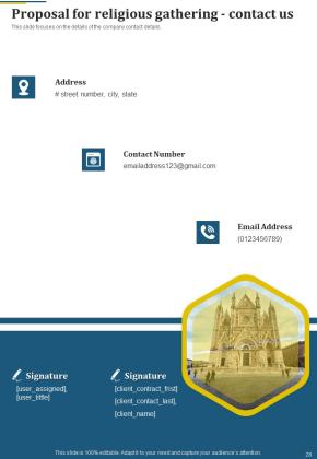 Proposal For Religious Gathering Example Document Report Doc Pdf Ppt Slide28