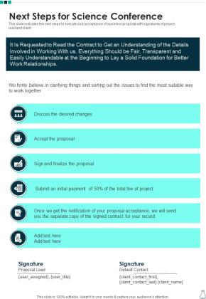 Proposal For Scientific Conference Example Document Report Doc Pdf Ppt Slide23