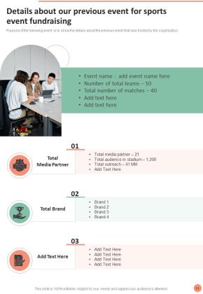 Proposal For Sports Event Fundraising Example Document Report Doc Pdf Ppt Slide11