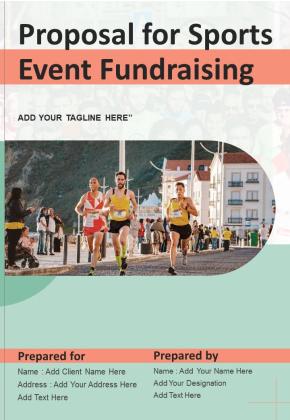 Proposal For Sports Event Fundraising Example Document Report Doc Pdf Ppt Slide01
