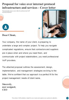 Proposal For Voice Over Internet Protocol Infrastructure And Services Example Document Report Doc Pdf Ppt Slide02
