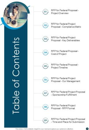RFP For Federal Tender Project Proposal Example Document Report Doc Pdf Ppt Slide03