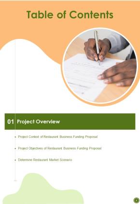 Restaurant Business Funding Proposal Example Document Report Doc Pdf Ppt Slide04