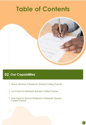 Restaurant Business Funding Proposal Example Document Report Doc Pdf Ppt Slide08