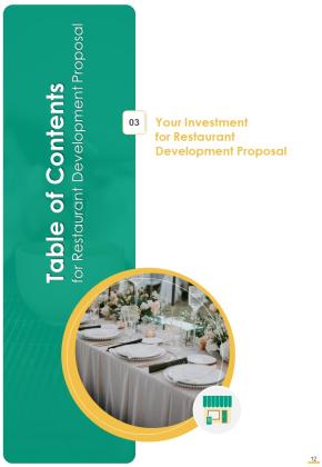Restaurant Development Proposal Example Document Report Doc Pdf Ppt Slide12