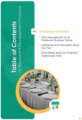 Restaurant Development Proposal Example Document Report Doc Pdf Ppt Slide14