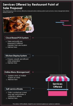 Restaurant Point Of Sale Proposal Example Document Report Doc Pdf Ppt Slide18