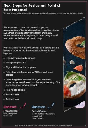 Restaurant Point Of Sale Proposal Example Document Report Doc Pdf Ppt Slide27