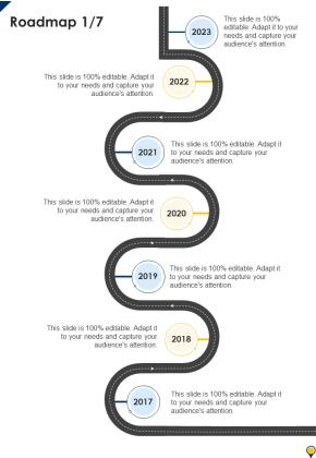Roadmap Recreational Event Proposal One Pager Sample Example Document Slide01
