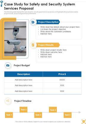 Safety And Security System Services Proposal Example Document Report Doc Pdf Ppt Slide10
