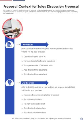 Sales Discussion Proposal Example Document Report Doc Pdf Ppt Slide04