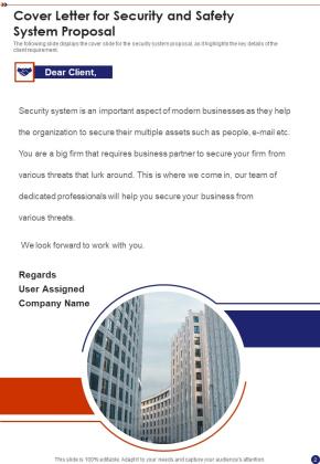 Security And Safety System Proposal Example Document Report Doc Pdf Ppt Slide02