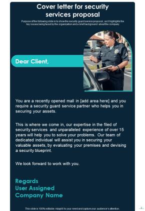 Security Services Proposal Example Document Report Doc Pdf Ppt Slide02