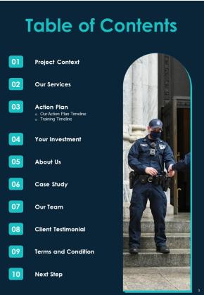 Security Services Proposal Example Document Report Doc Pdf Ppt Slide03