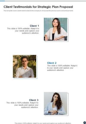 Strategic Plan Proposal Sample Example Document Report Doc Pdf Ppt Slide16